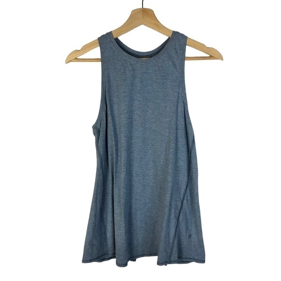 Lululemon All Tied Up Heathered Blue Denim Athletic Tank Top 6 - Picture 3 of 6